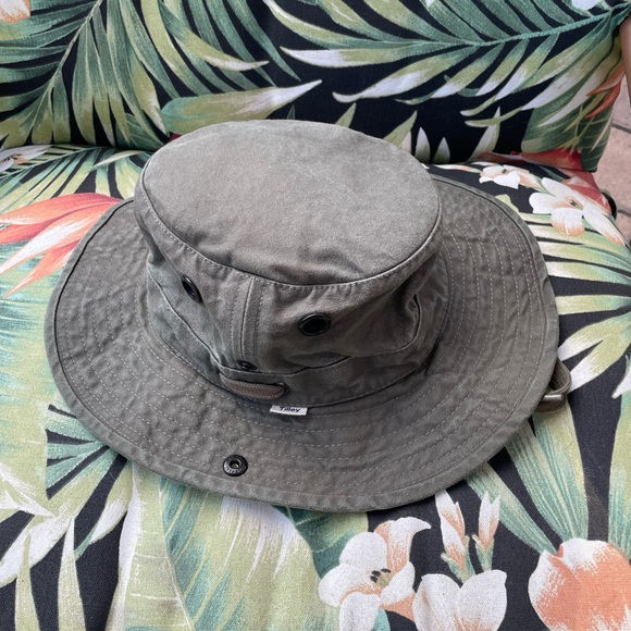 The Wanderer Tilley Green Hat Size 7 1/4 - Picture 2 of 11